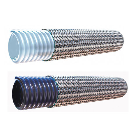 Stainless Steel Braided Convoluted PTFE Hose
