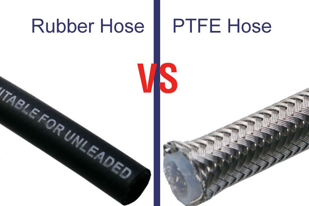 PTFE Hose vs. Rubber Hose